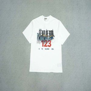 RIVINGTON ROI REBIS FEAR OF GOD T-SHIRT - White Short Sleeve